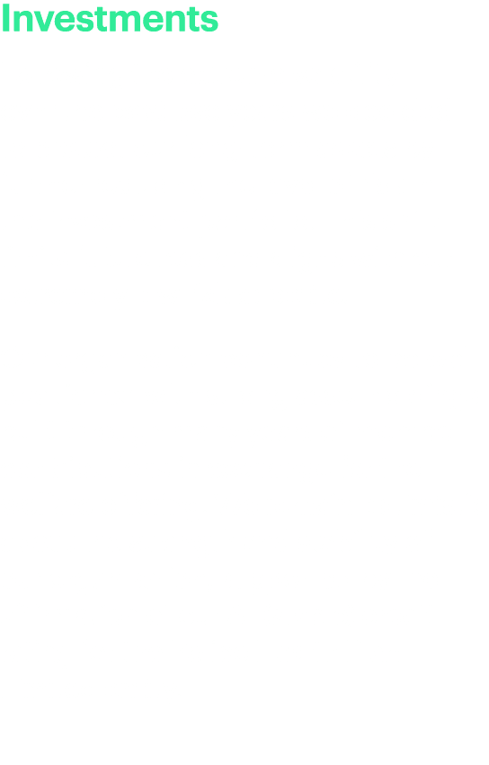 Investments Following the extreme volatility over the past two years we decided to protect our long term assets by fu...