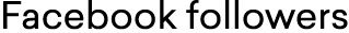 Facebook followers